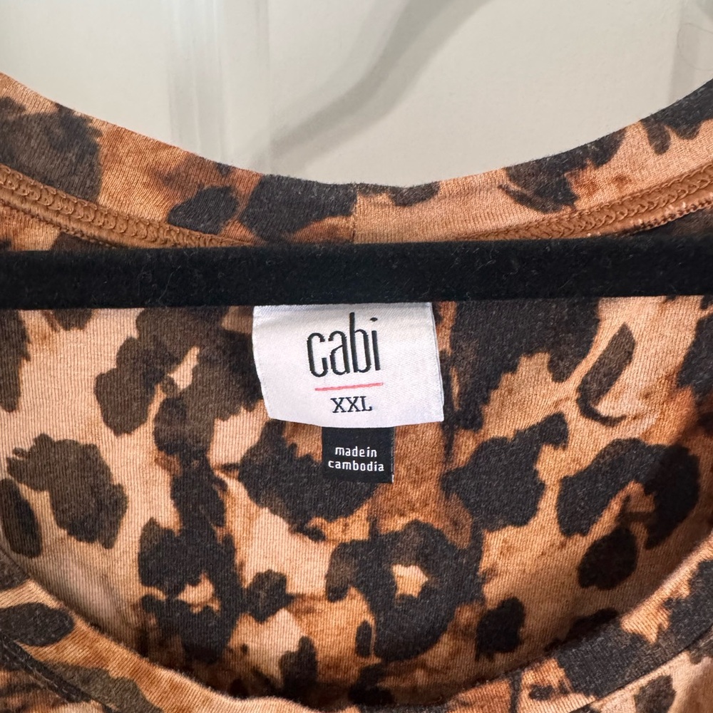 Leopard Print Long Sleeve Dress - Picture 2 of 5